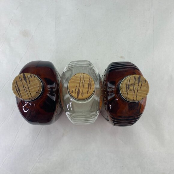 Vintage Log Cabin Syrup Bottles Lot Of 3 - Picture 7 of 9